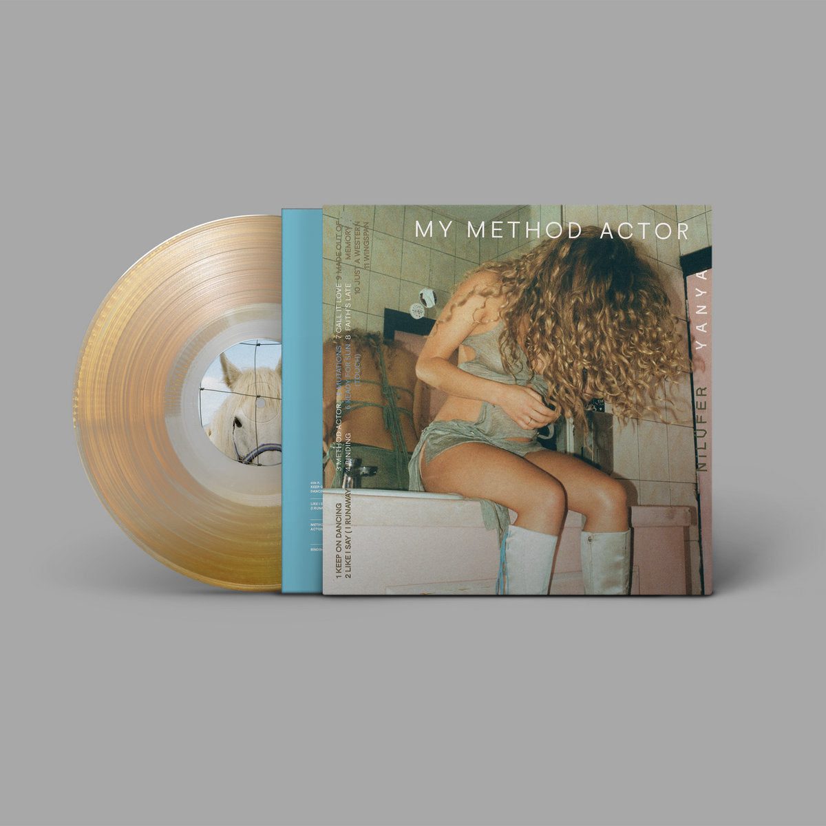 My Method Actor: Signed Limited Crystal Amber Vinyl LP - Image 2