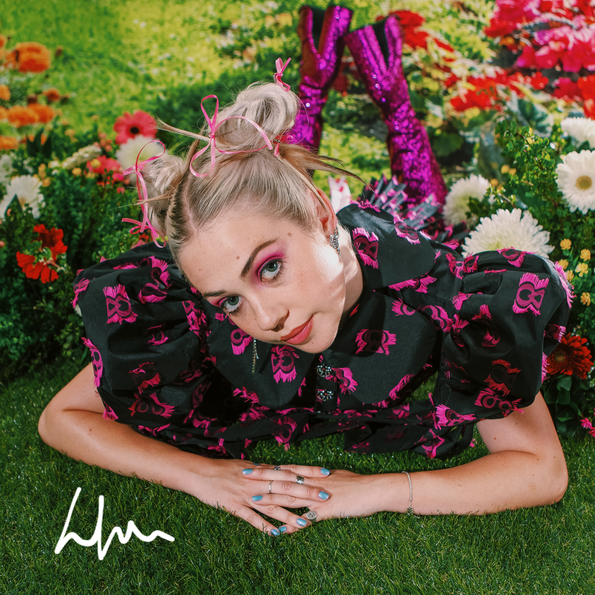 girlfriend material: Sky Blue Vinyl LP, Clear Vinyl LP + Signed Print - Image 4
