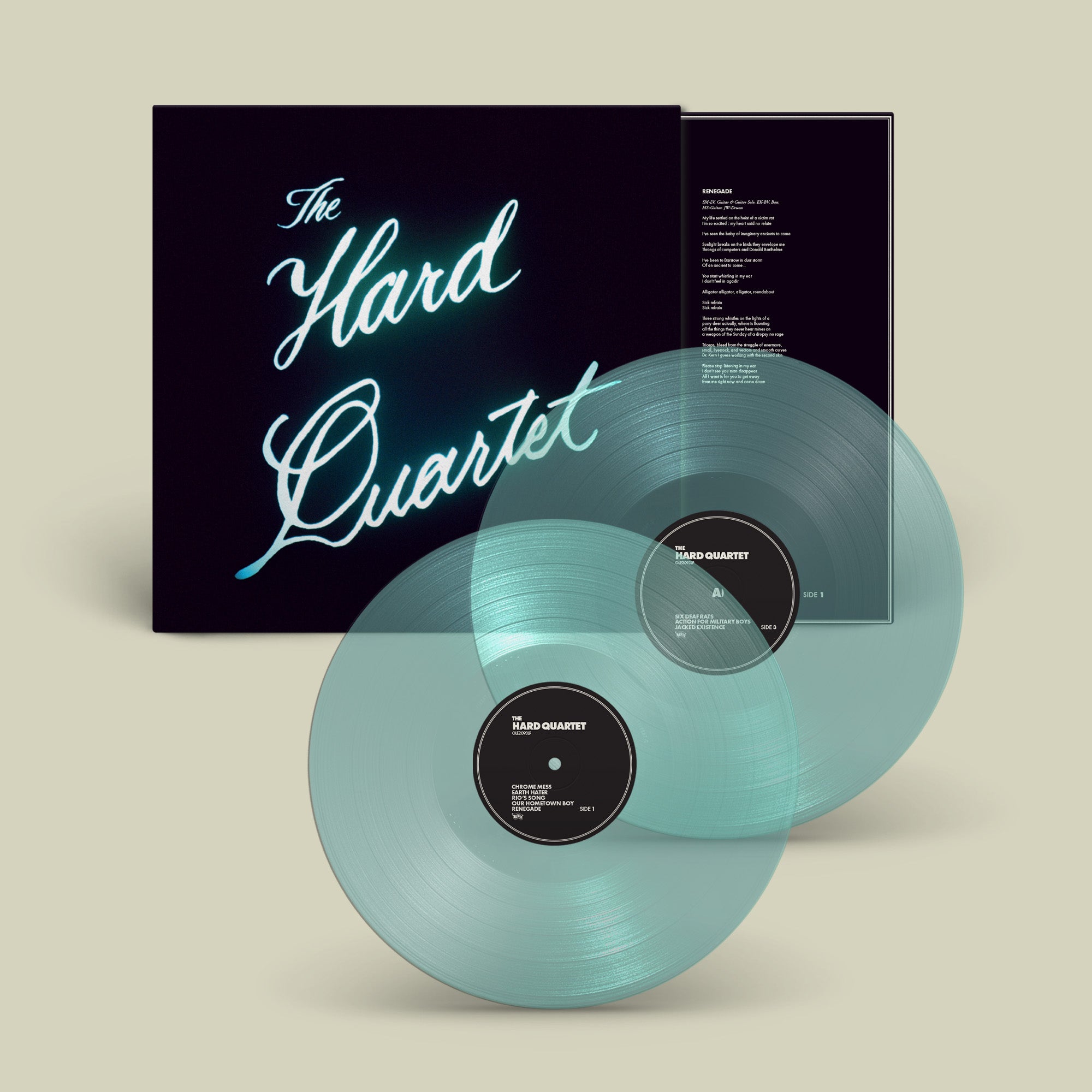 The Hard Quartet: Limited Coke Bottle Clear Vinyl 2LP - Image 3