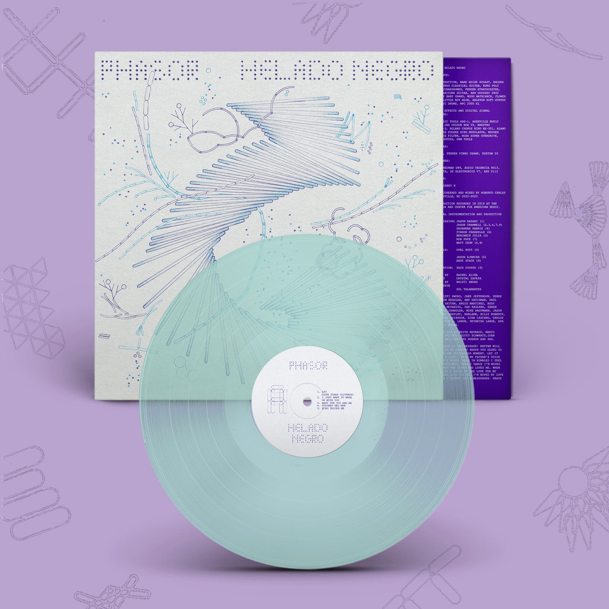 Phasor: Limited Coke Bottle Green Vinyl LP - Image 2
