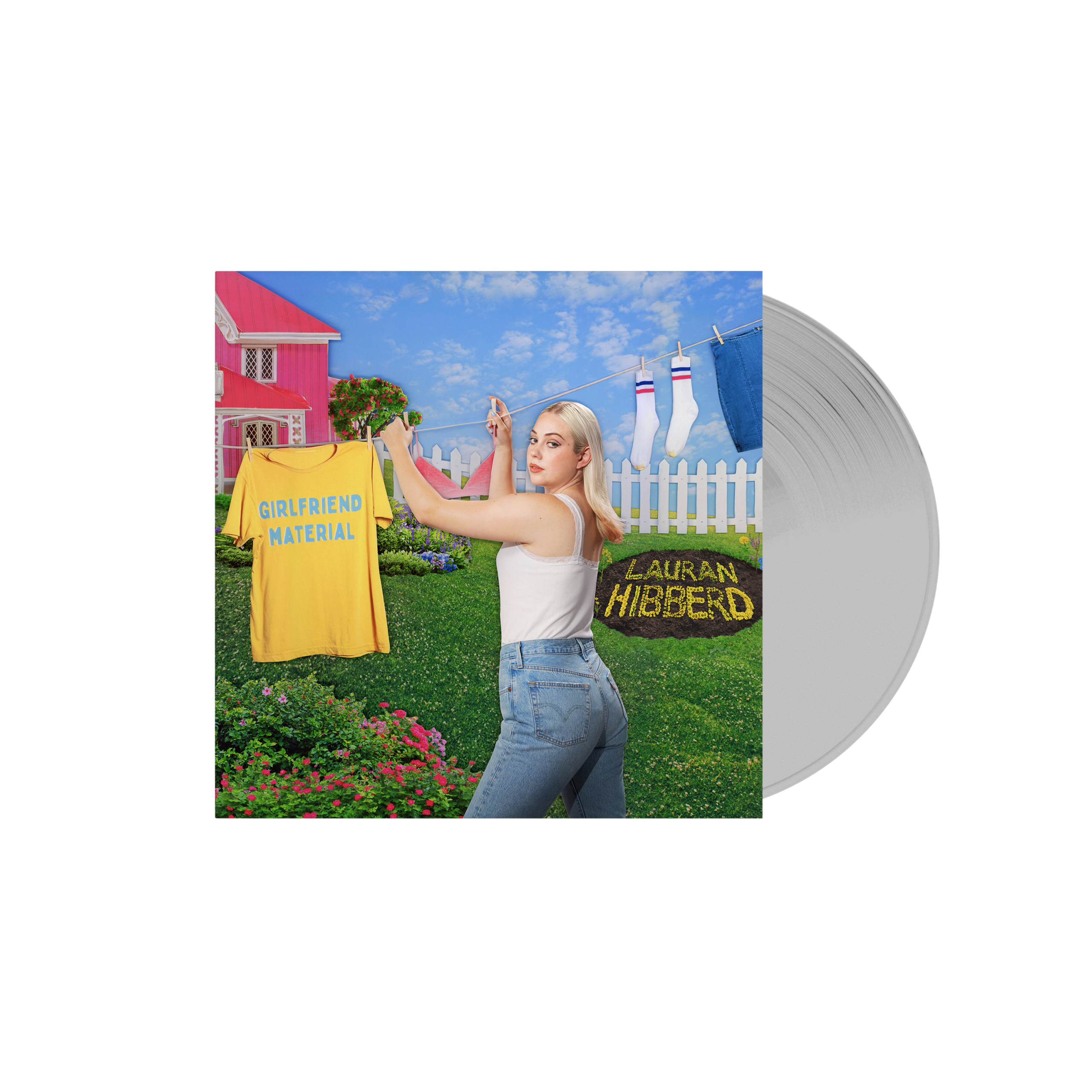 girlfriend material: Clear Vinyl LP + Signed Print - Image 2