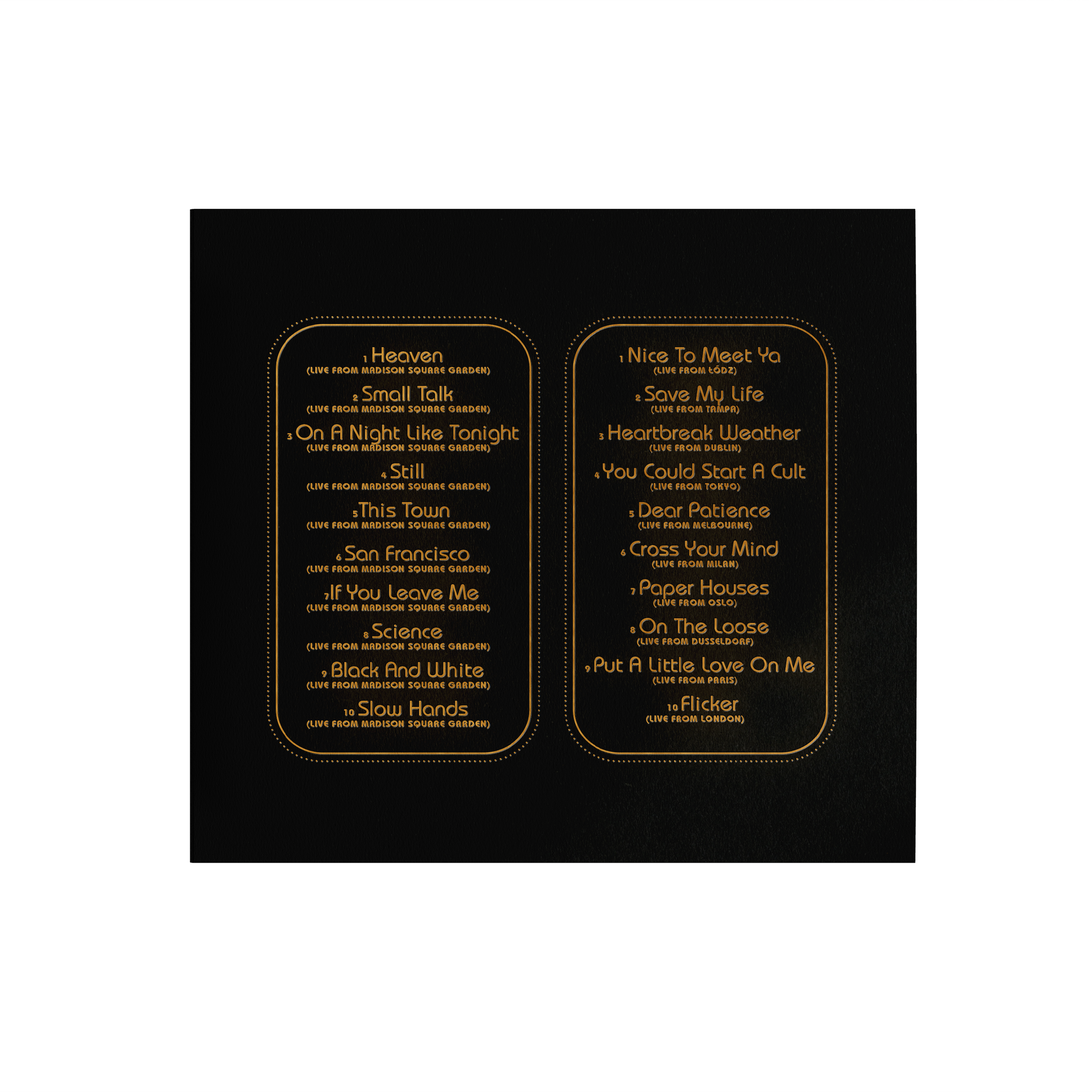 The Show: Live On Tour CD - Image 6