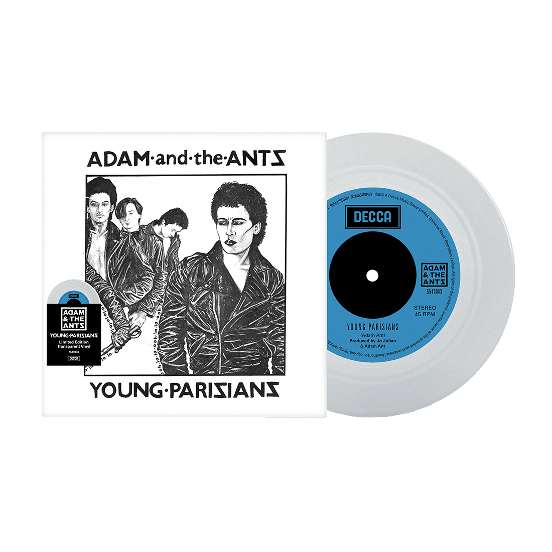 Young Parisians/Lady: Limited Vinyl 7" Single