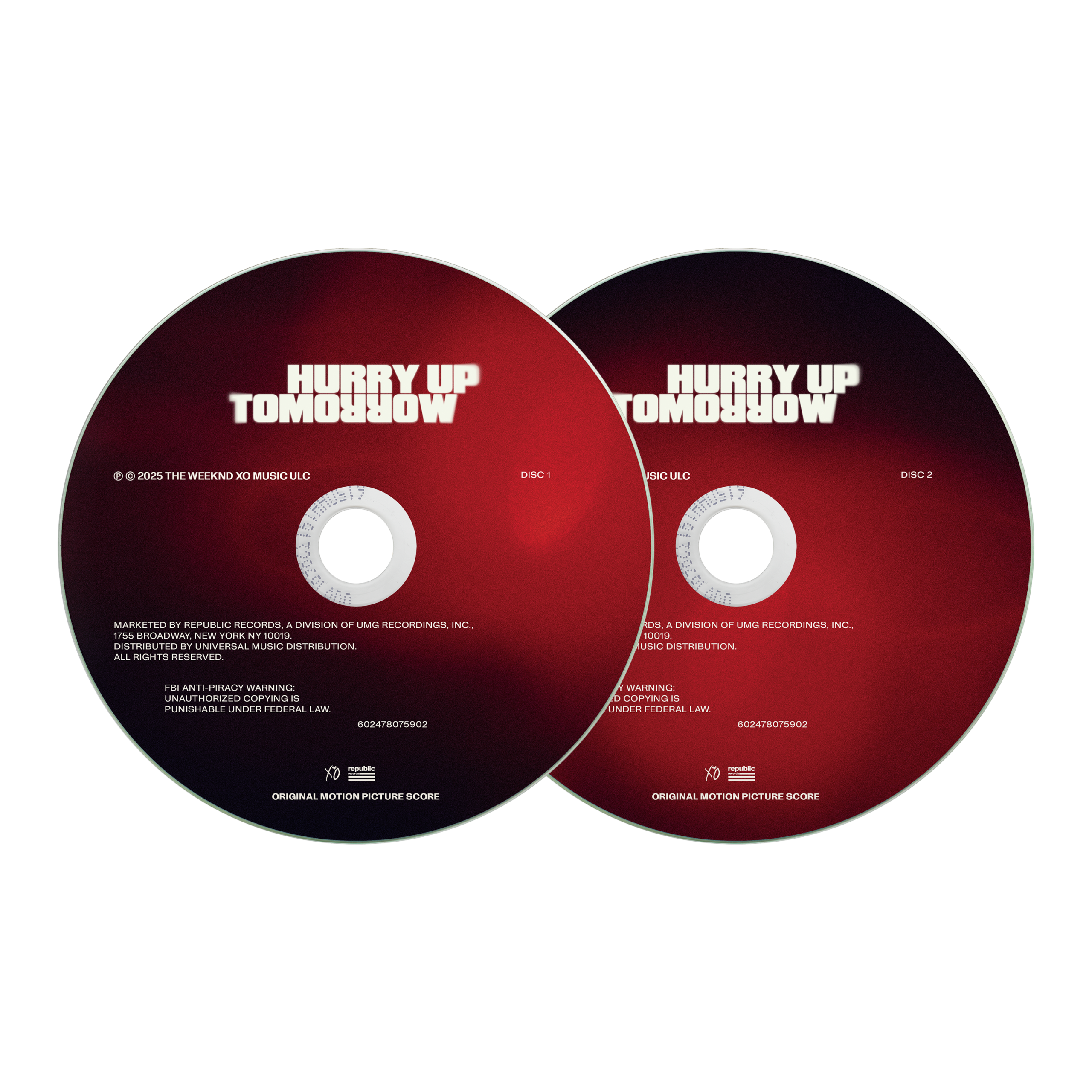 HURRY UP TOMORROW (Original Motion Picture Score) 2CD - Image 2