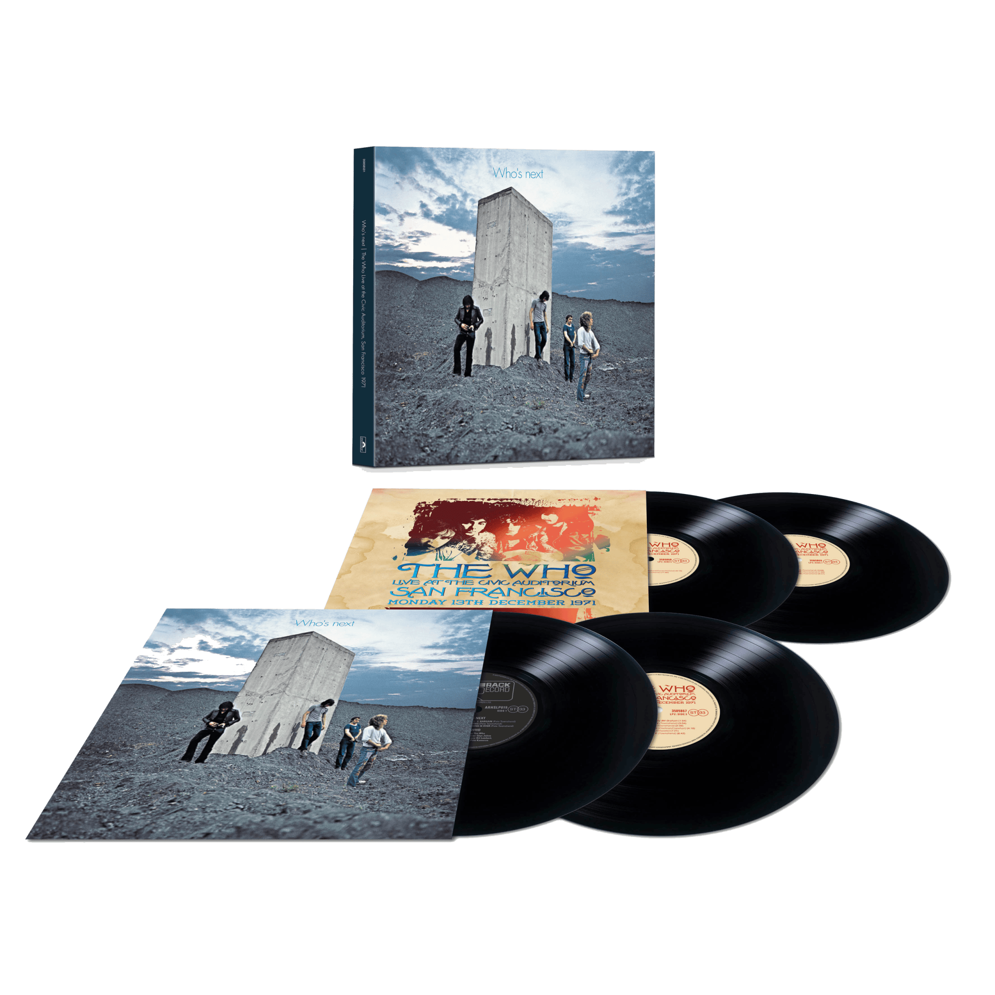Who's Next - 50th Anniversary + 1971 San Francisco Live:  Vinyl 4LP