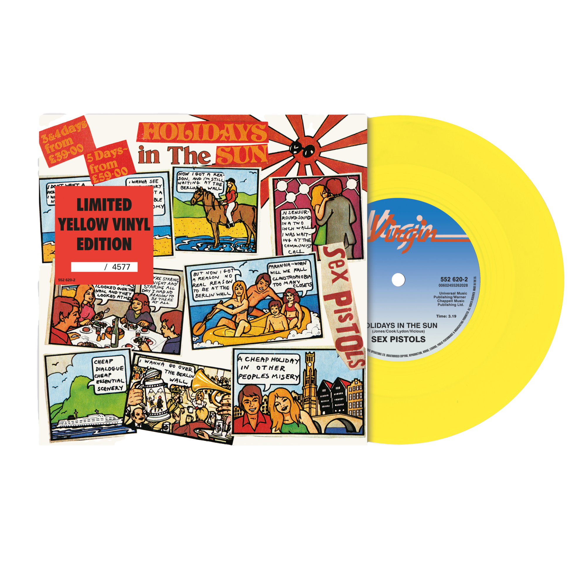 Holiday In The Sun: Exclusive Yellow 7" Vinyl