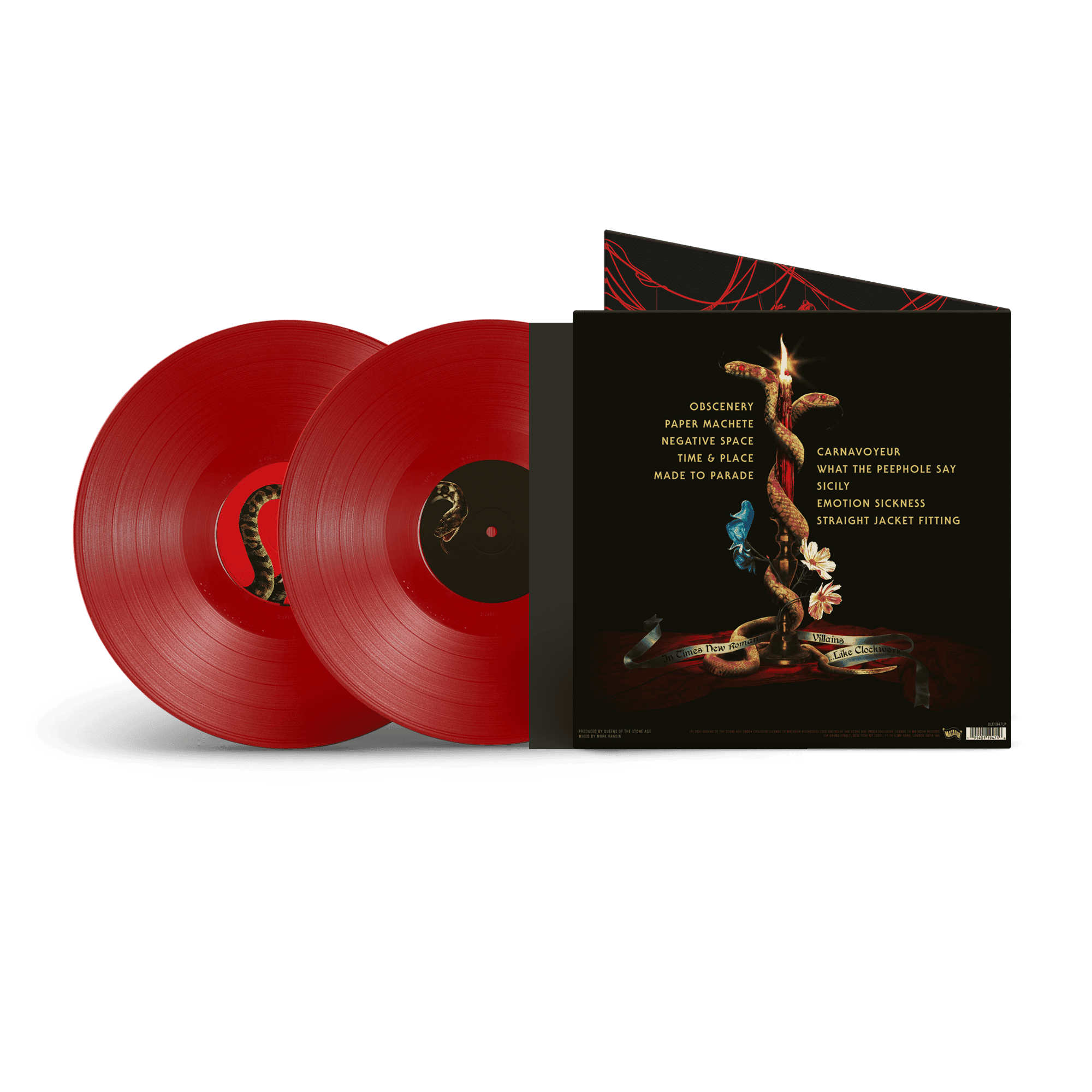 In Times New Roman... Opaque Red 2lp - Image 2