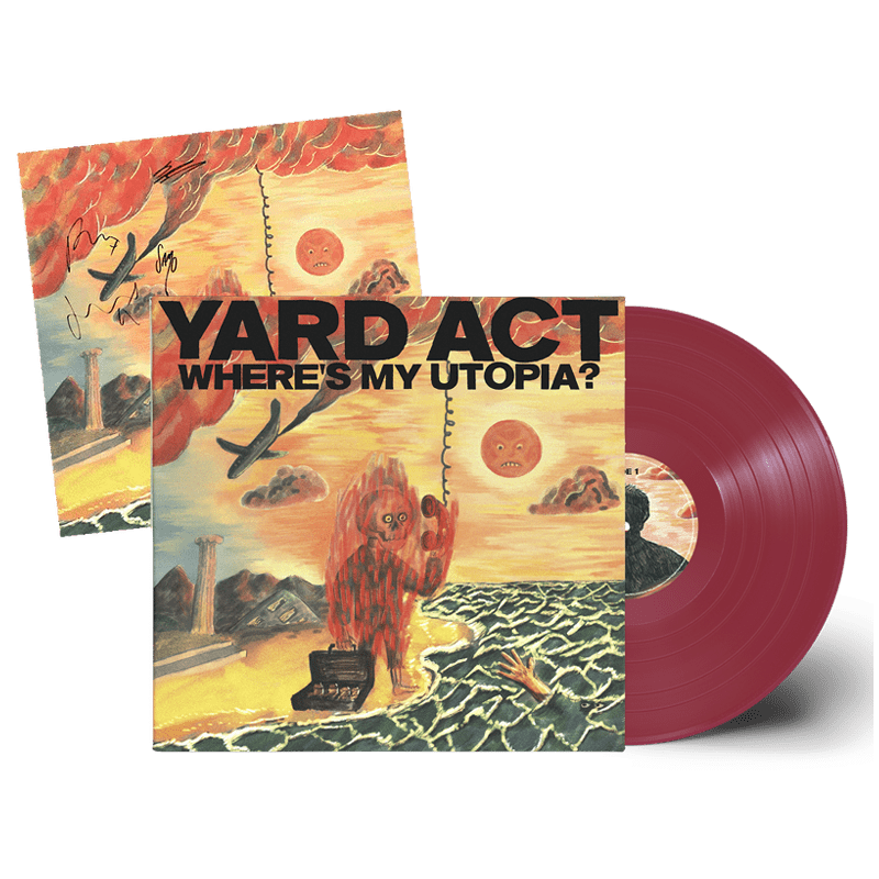 Where's My Utopia? Exclusive Maroon Vinyl LP + Signed Artcard