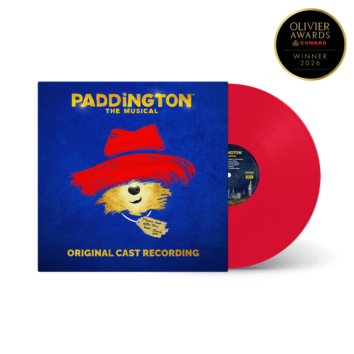 Paddington: The Musical: Original Cast Recording - Red Vinyl