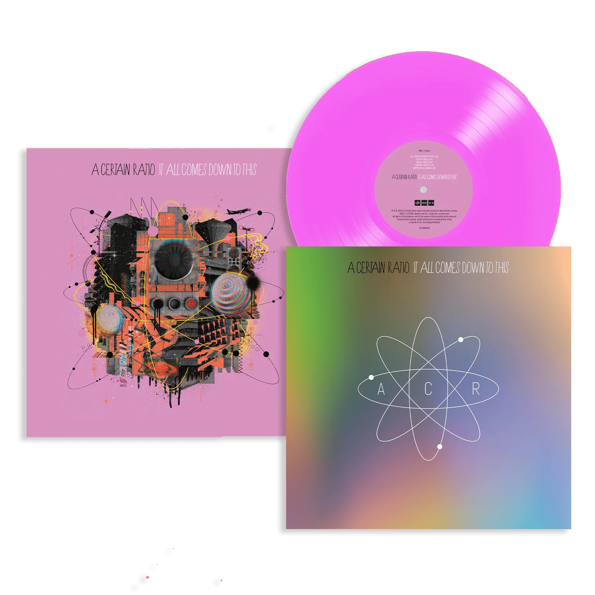 It All Comes Down To This: Limited Neon Pink Vinyl LP + Signed Print