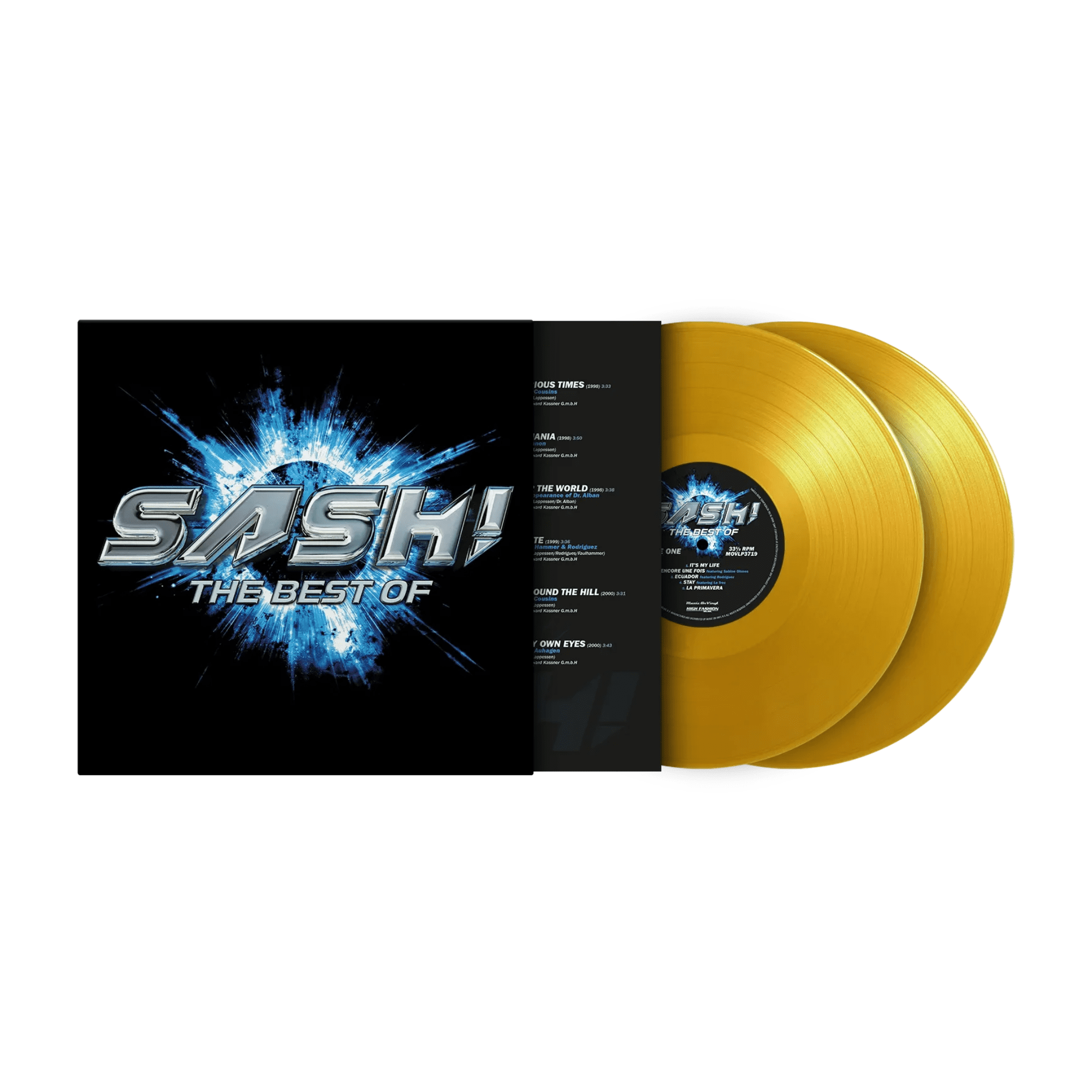 The Best Of...SASH! Limited Translucent Yellow Vinyl 2LP