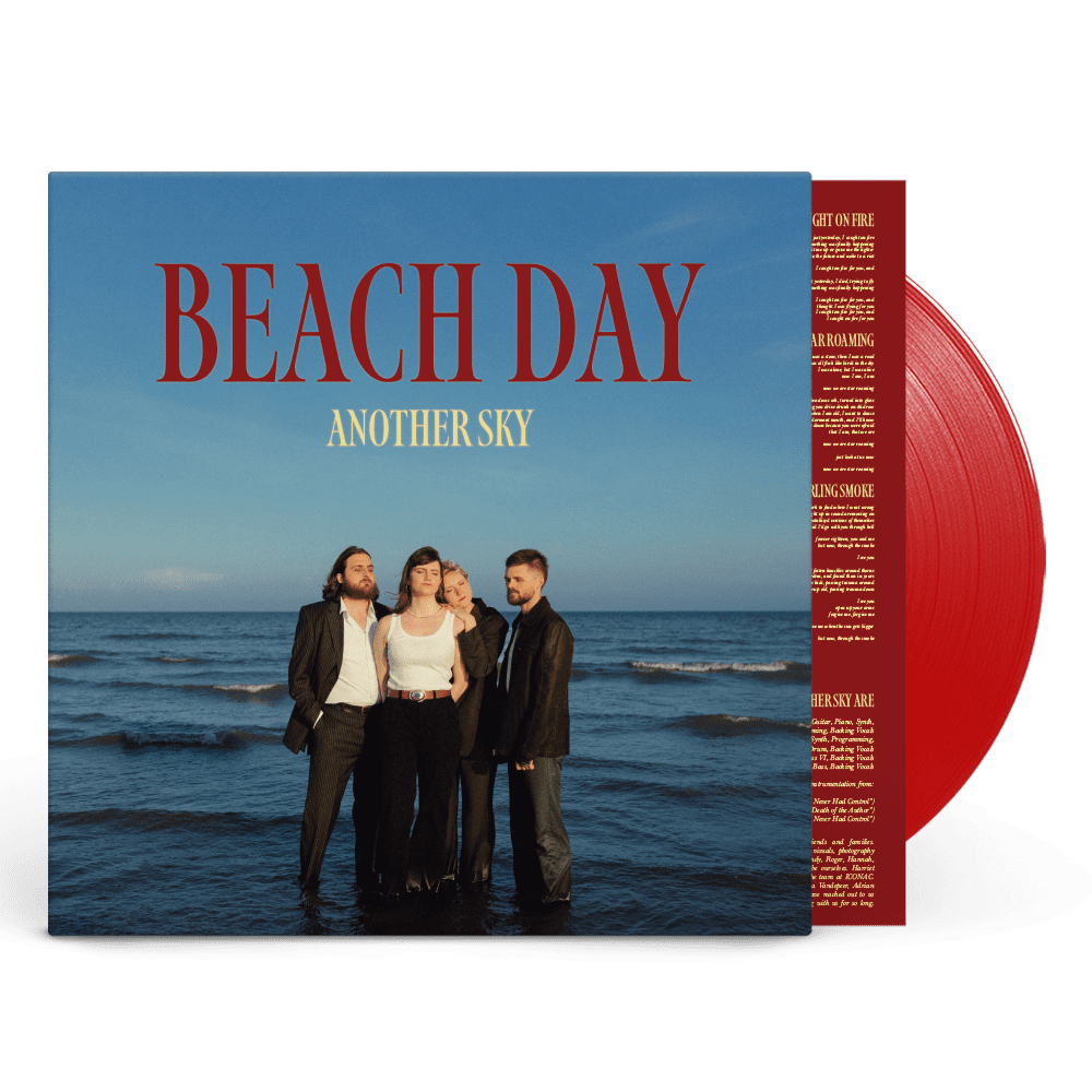 Beach Day: Limited Red Vinyl LP + Signed Art Card - Image 2