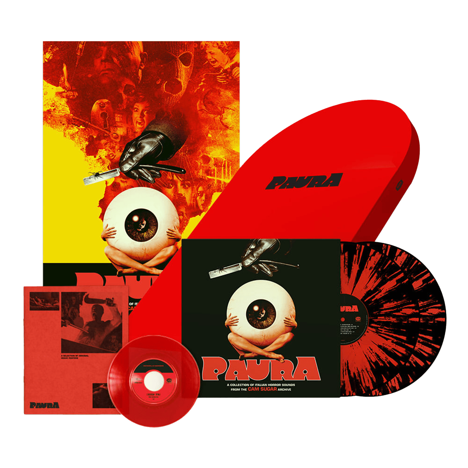 Paura: Deluxe Splatter Vinyl 2LP + 7" Box Set