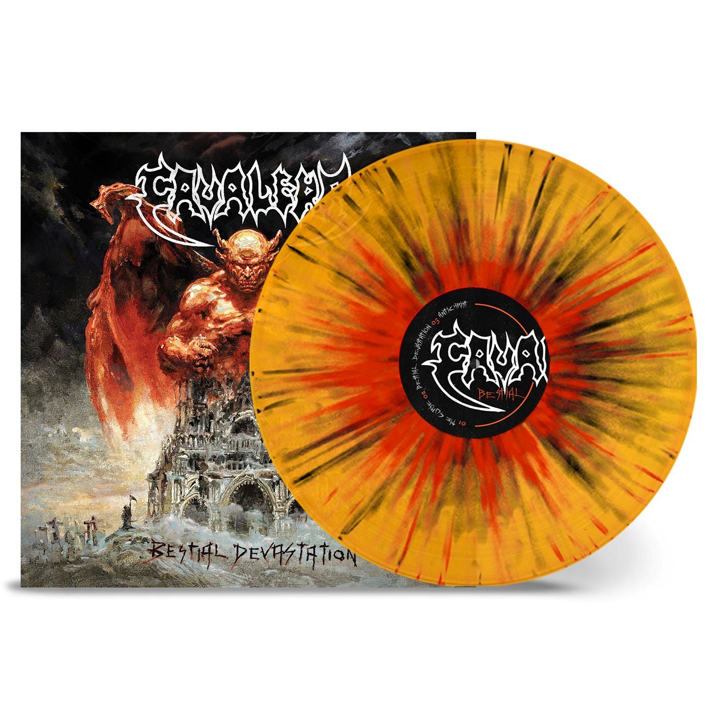 Bestial Devastation: Orange Splatter Vinyl LP