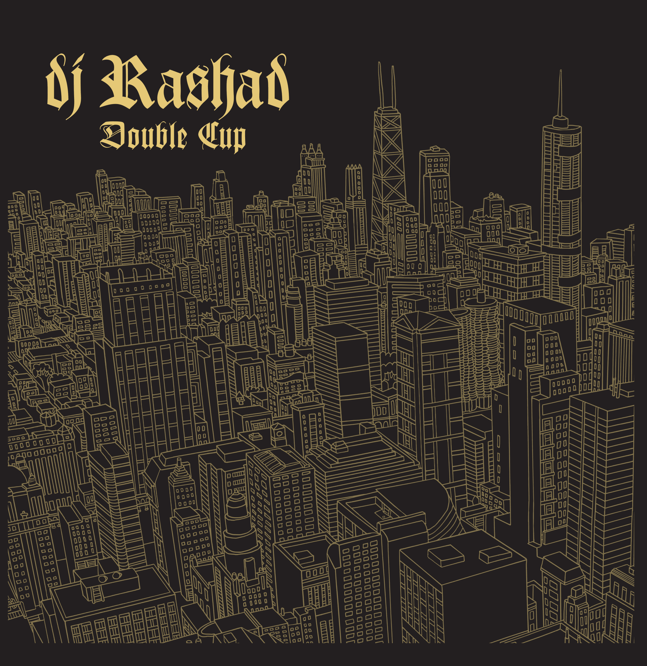 Double Cup (10 Year Anniversary): Limited Gold Vinyl LP + Exclusive Gold Foil Art Print - Image 3