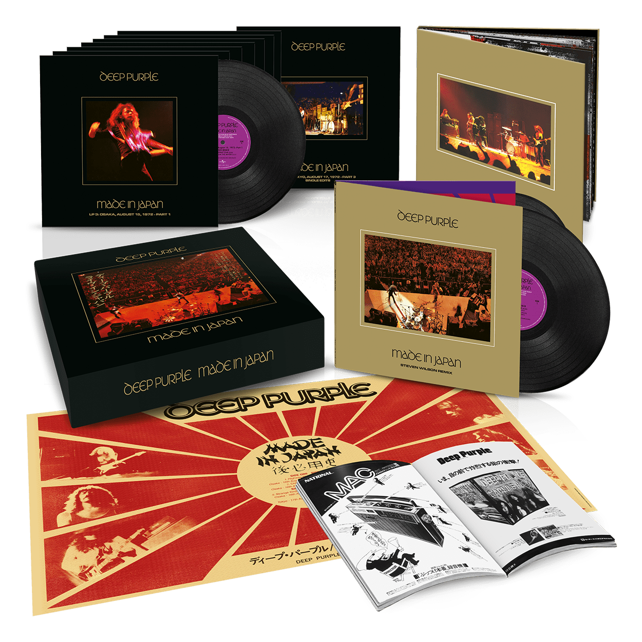 Made In Japan 50 (Deluxe – 2025 Mix): Exclusive 10LP Vinyl Box Set