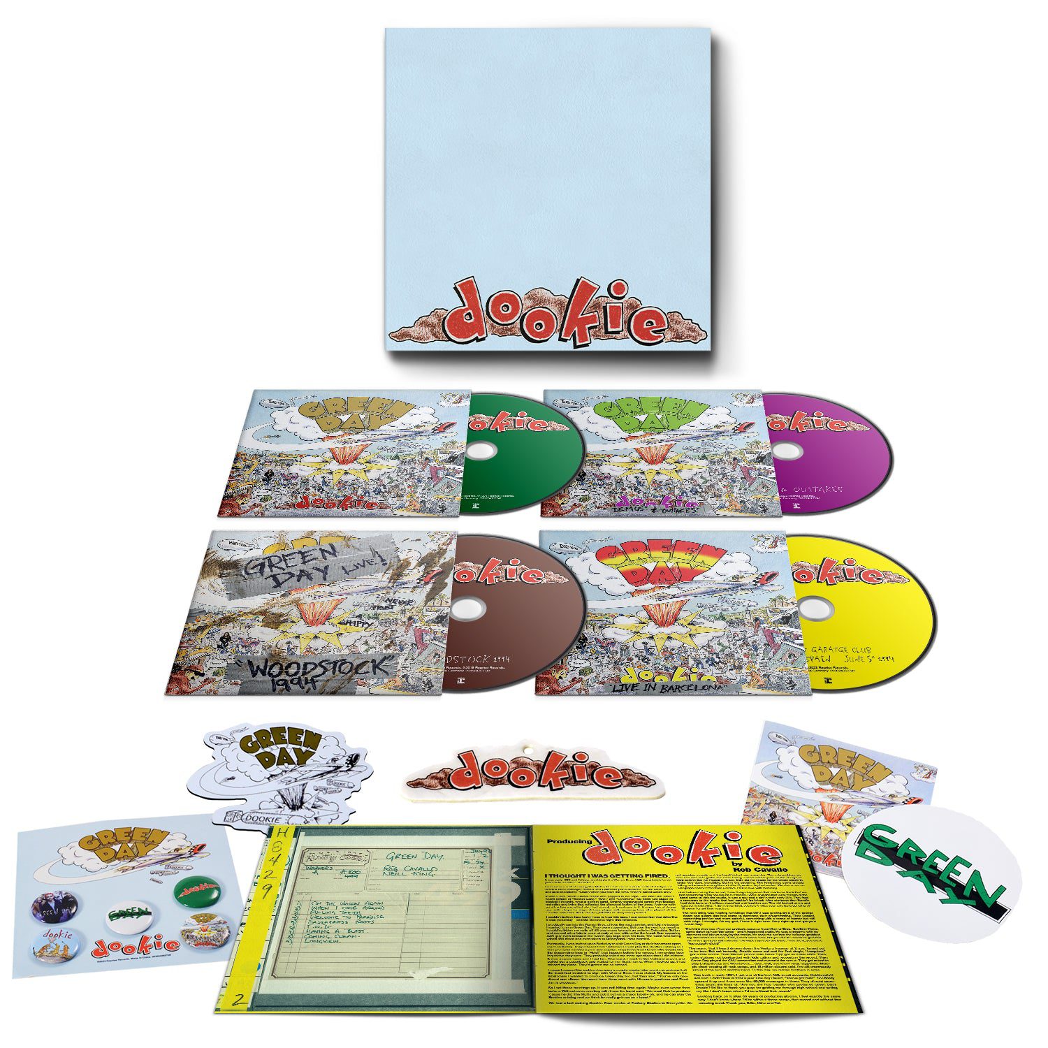 Dookie (30th Anniversary): Deluxe Edition 4CD Box Set