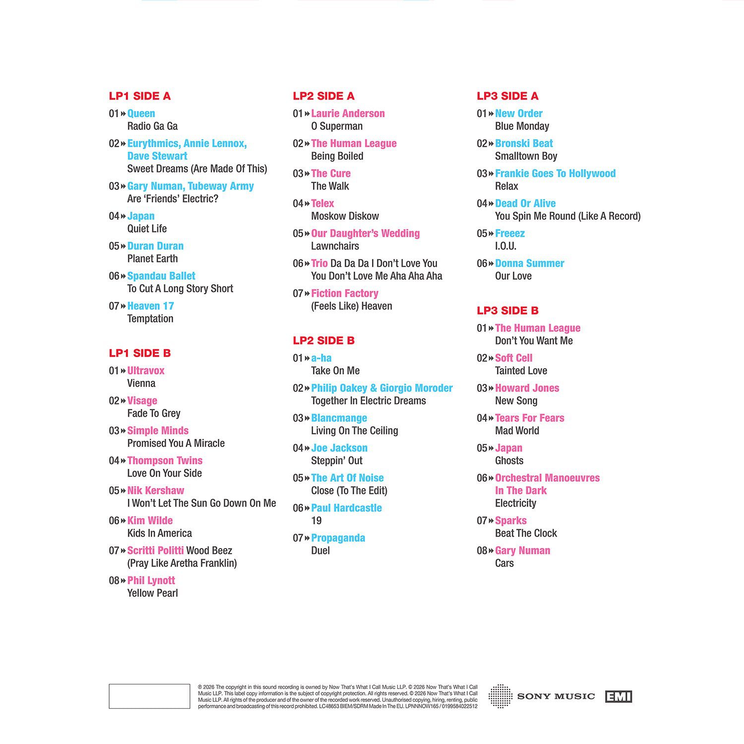 NOW That's What I Call An Era - (FEELS LIKE) HEAVEN: 1978-1985 (3LP) - Image 2