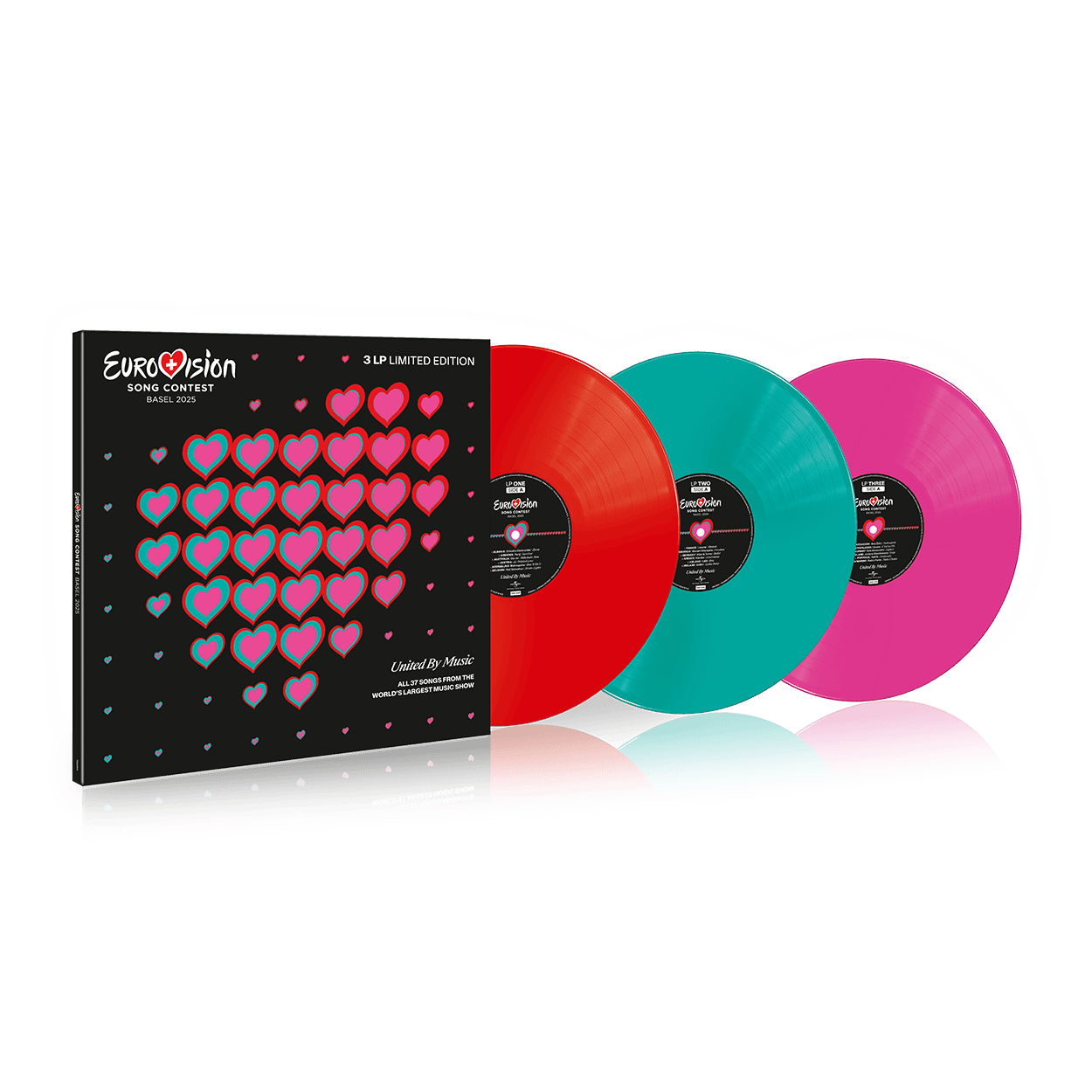 Eurovision Song Contest Basel 2025: Colour Vinyl 3LP