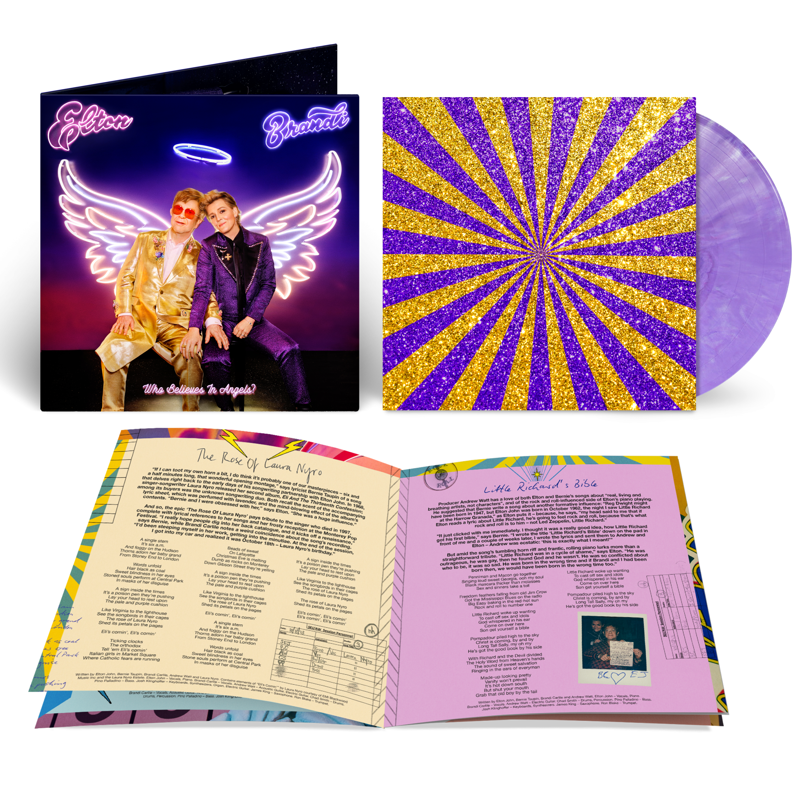 Who Believes In Angels? Store Exclusive Purple Marble Vinyl - Image 2