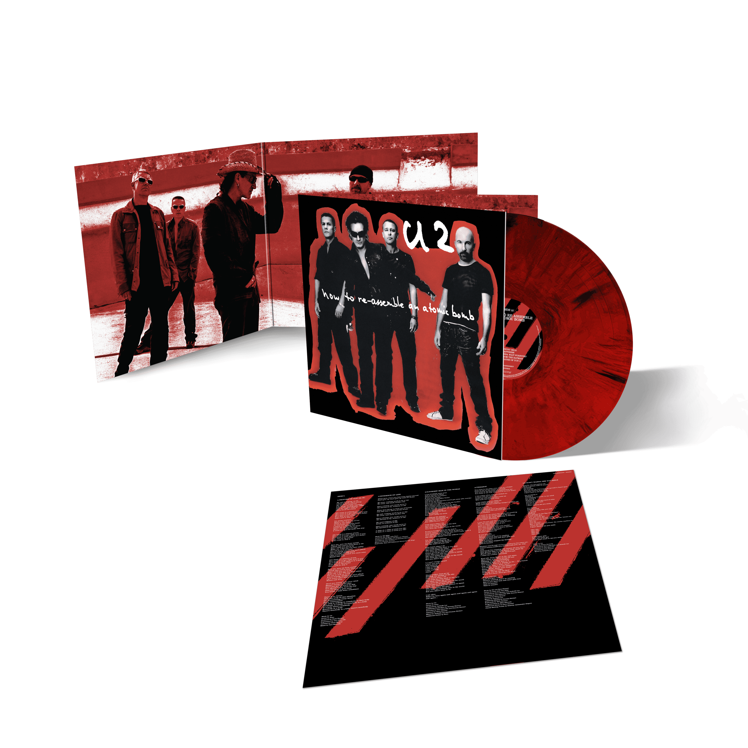 How To Re-Assemble An Atomic Bomb: Gatefold Red & Black Marble Vinyl LP