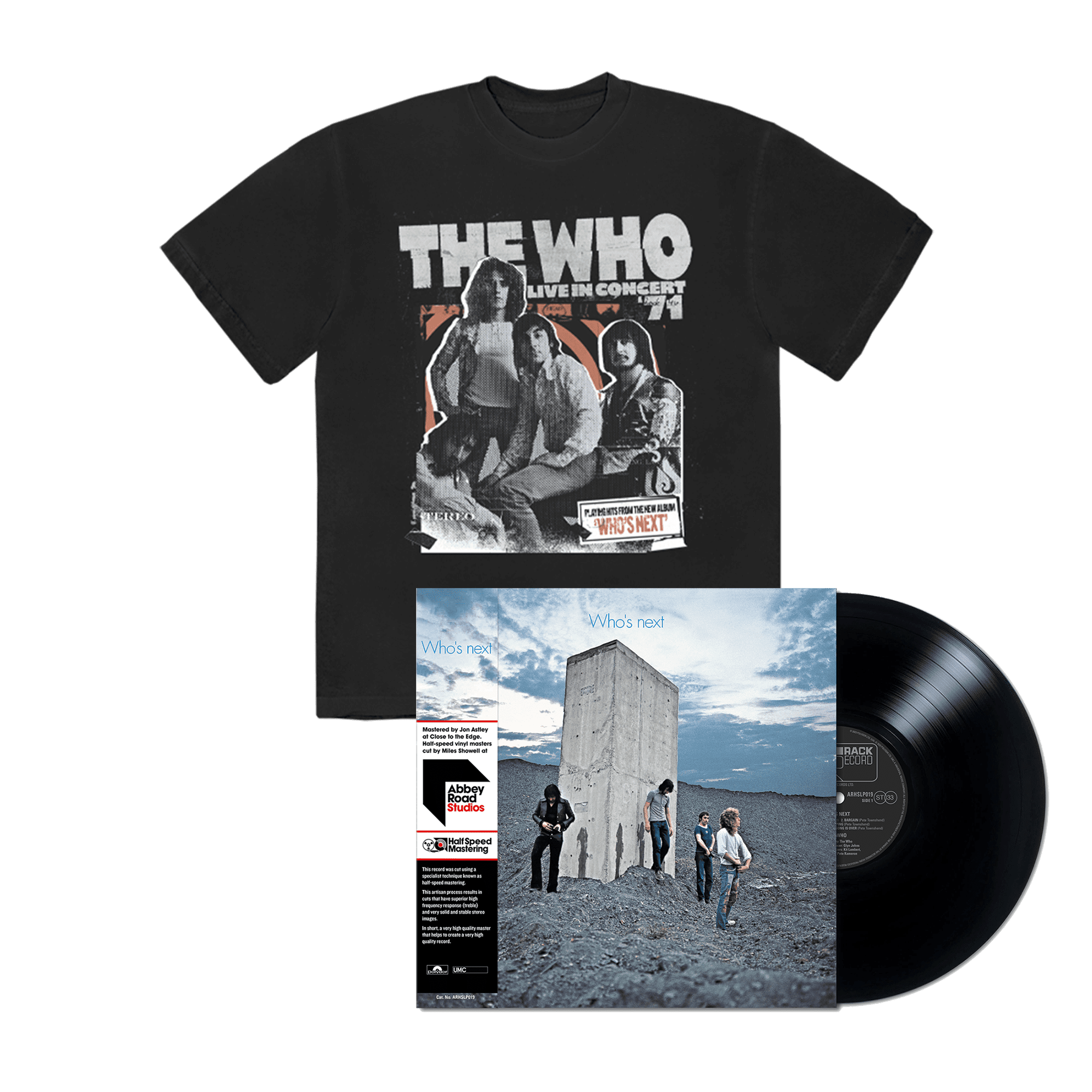 Who's Next (50th Anniversary): Exclusive Half-Speed Master Vinyl LP + T-Shirt