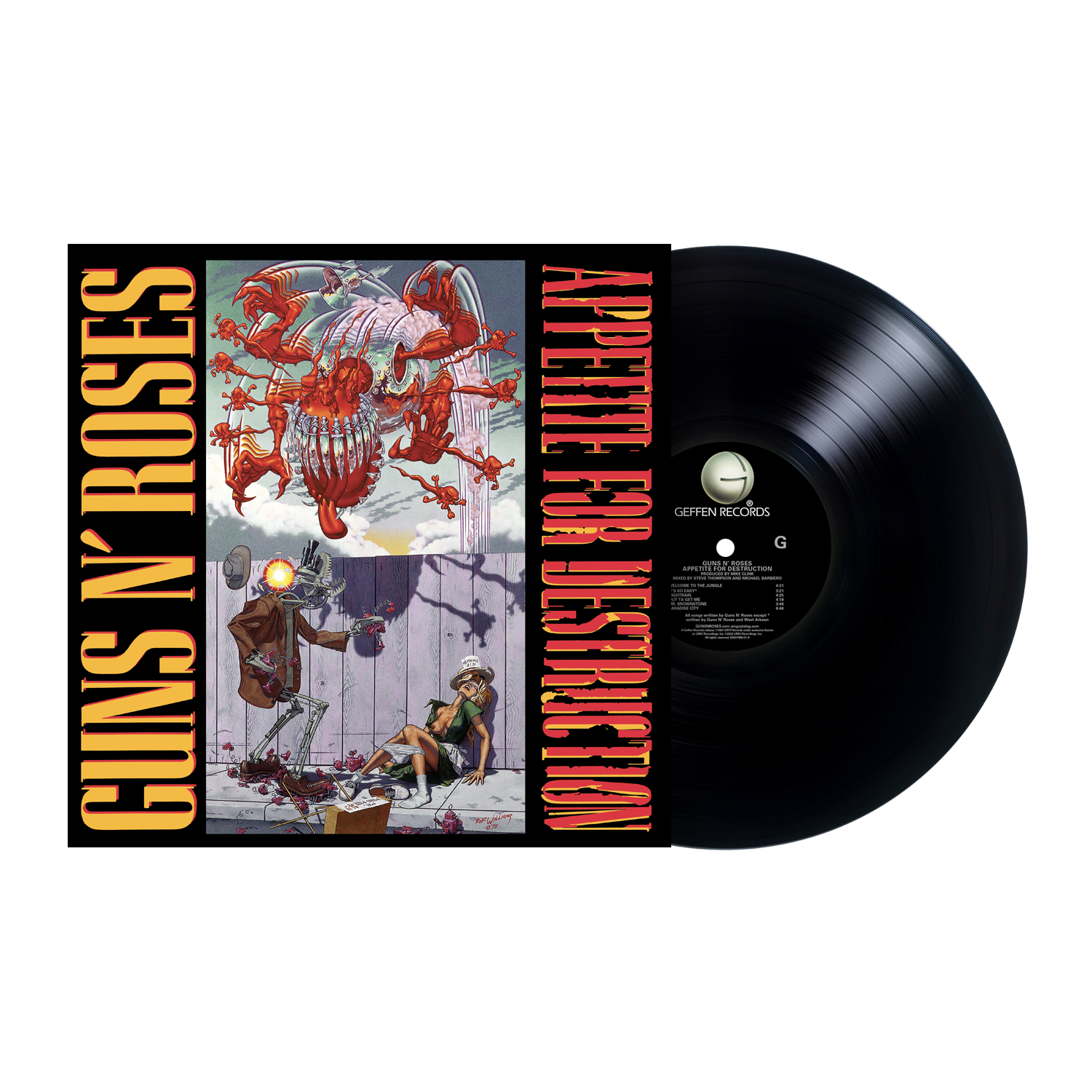 Appetite For Destruction: Limited Edition Vinyl LP (feat. Original Artwork + Numbered Jacket)