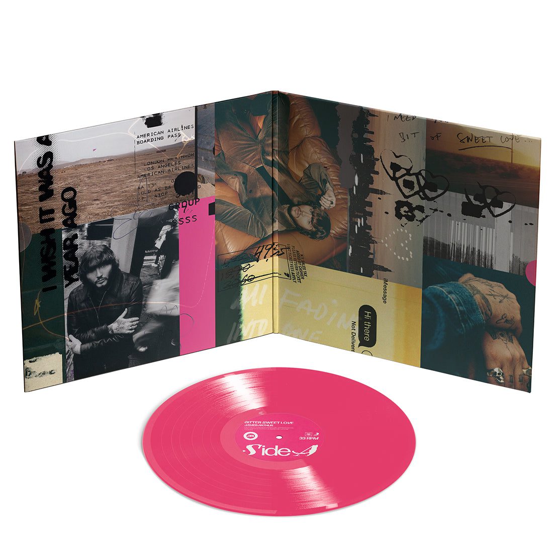 Bitter Sweet Love: Pink Vinyl LP - Image 2
