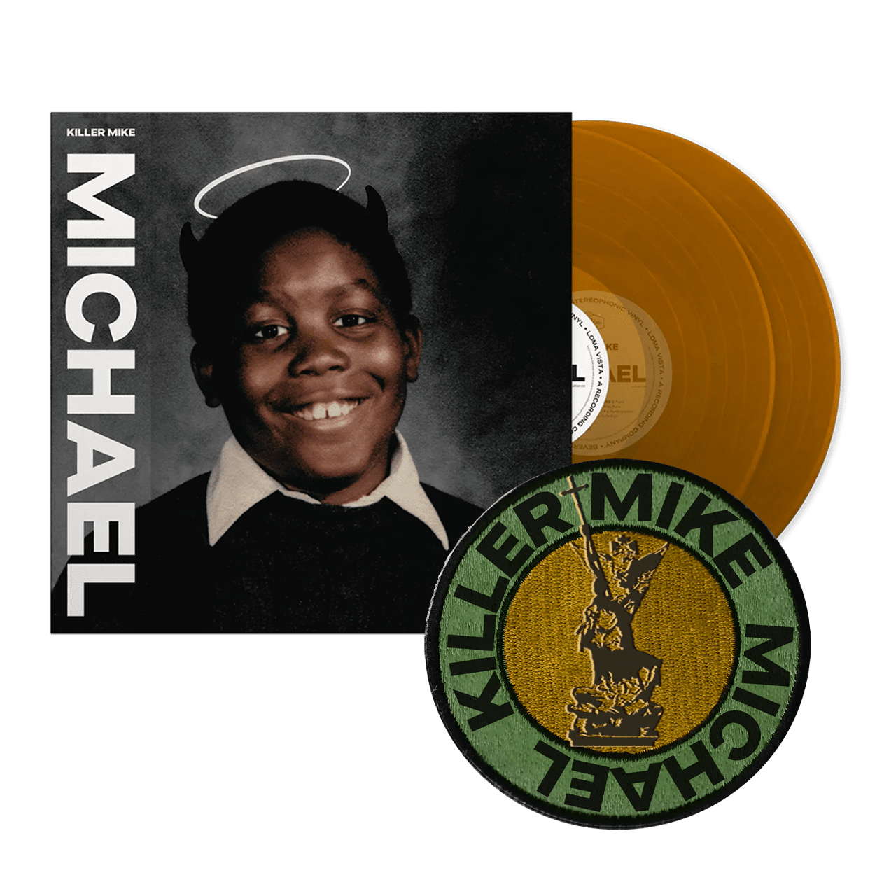 Michael: Limited Amber Vinyl 2LP & Exclusive Patch