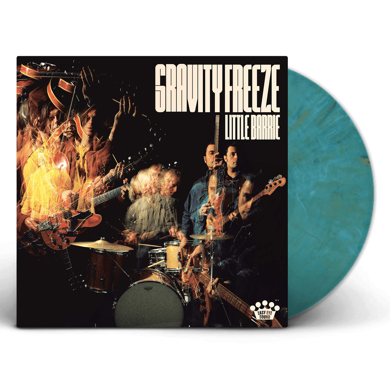 Gravity Freeze: Turquoise Blend Vinyl LP