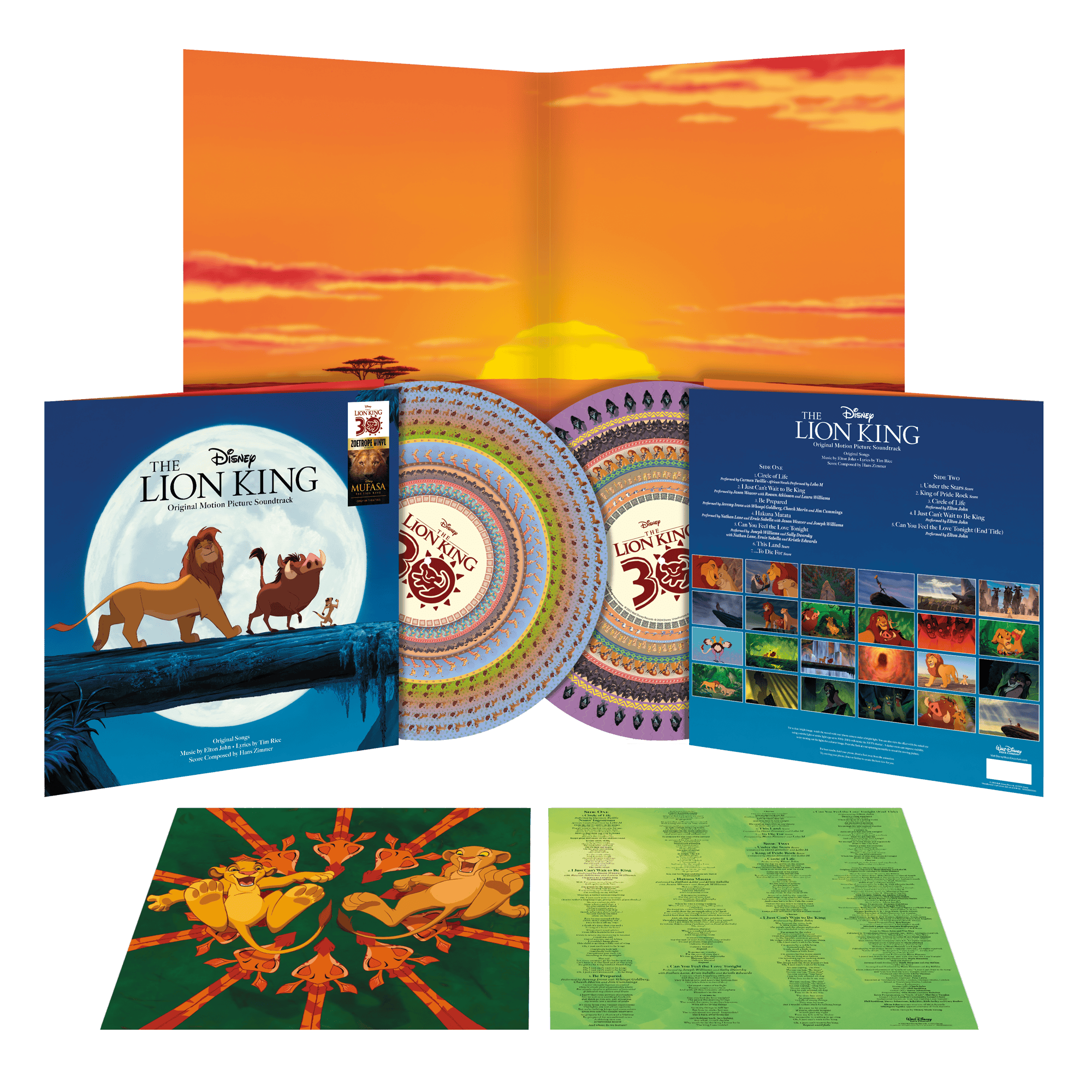 The Lion King (30th Anniversary): Zoetrope Picture Disc LP
