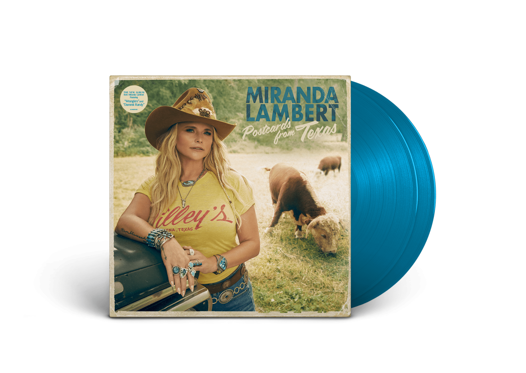 Postcards From Texas: Blue Vinyl LP