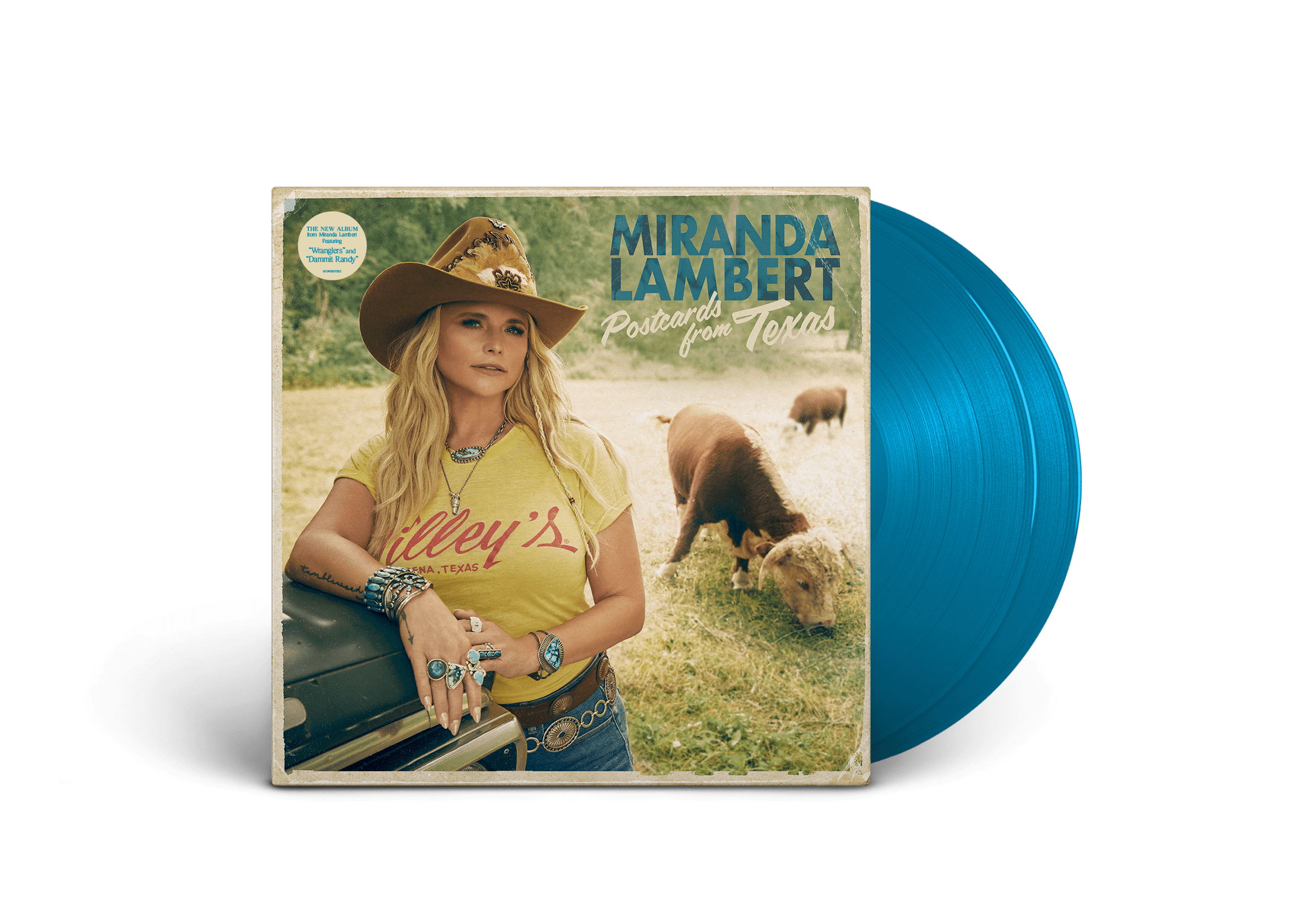 Postcards From Texas: Blue Vinyl LP