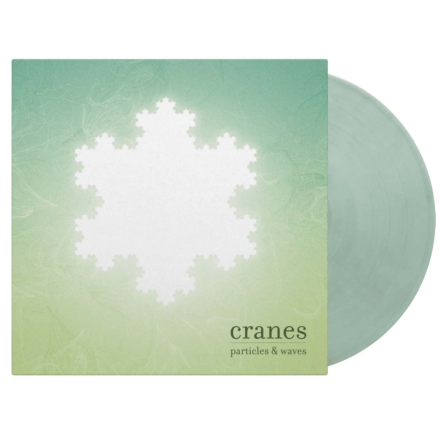 Particles and Waves: Crystal Clear Blue & White Marble Vinyl LP