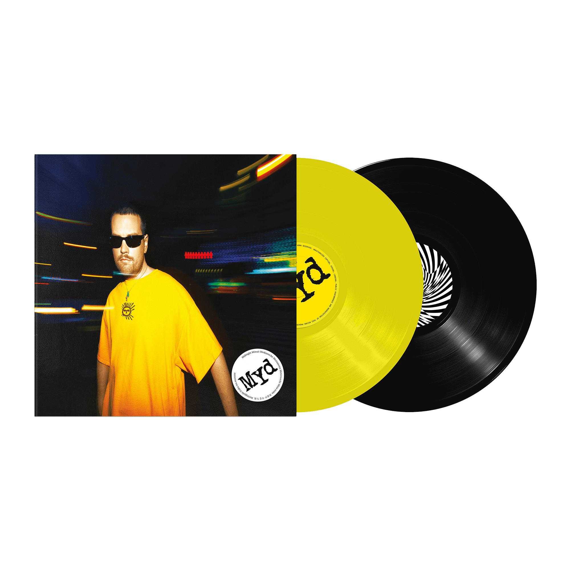 Mydnight: Limited Yellow & Black Vinyl 2LP