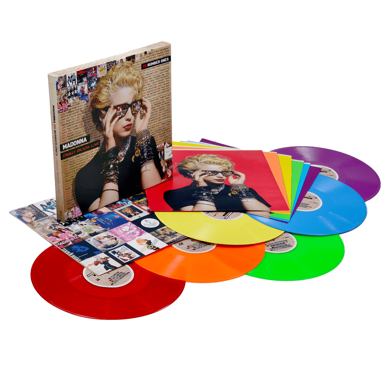 Finally Enough Love - Fifty Number Ones: Limited Rainbow Edition 6LP Vinyl Box Set