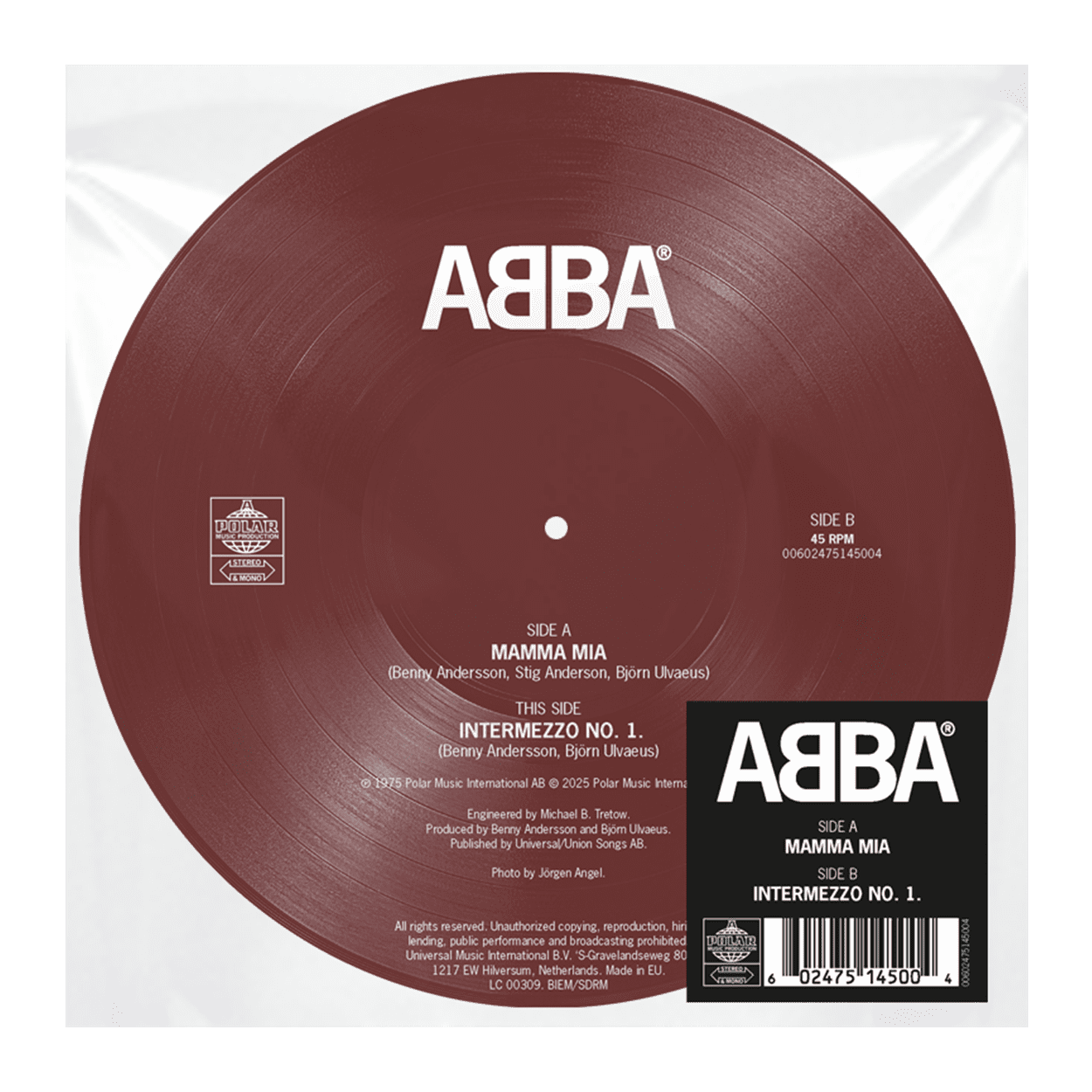 Mamma Mia / Intermezzo No.1: 7" Picture Disc - Image 2