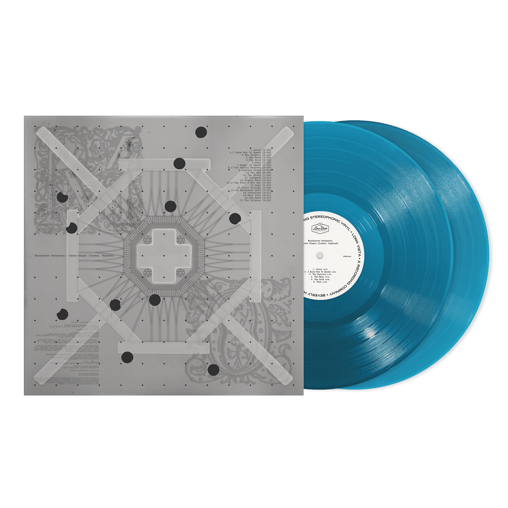 Union Chapel (London, England): Translucent Sea Blue Vinyl 2LP