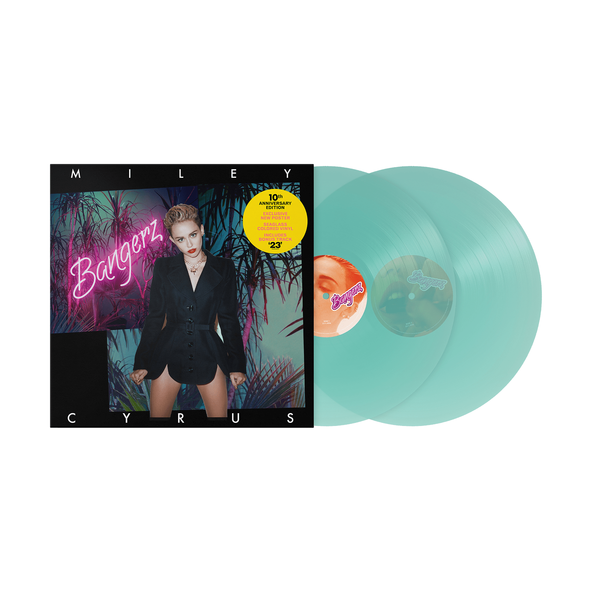 Bangerz (10th Anniversary): Limited Sea Glass Vinyl 2LP + Poster