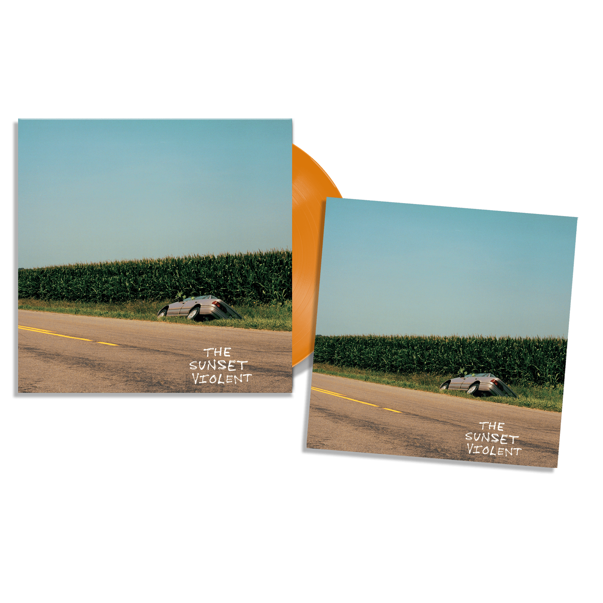 The Sunset Violent: Limited Orange Vinyl LP + Signed Print