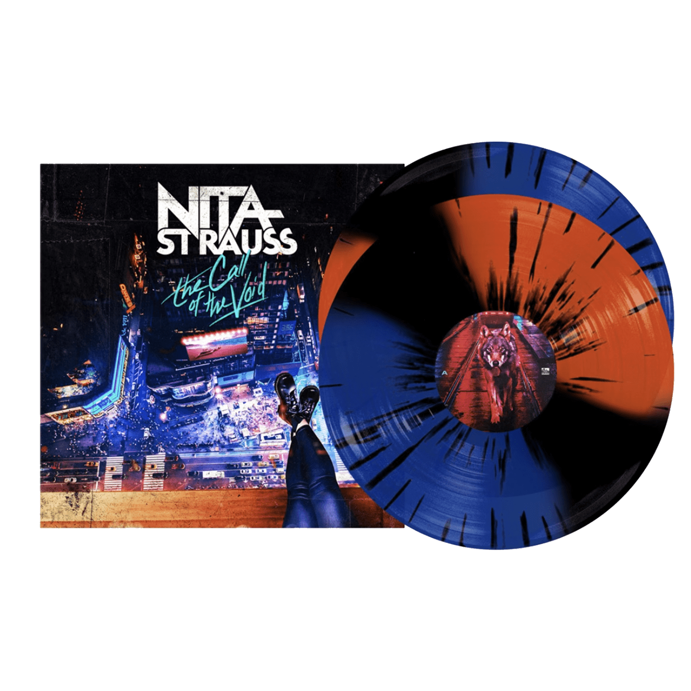 The Call of the Void: Limited Trans Royal Blue, Black, Orange Striped with Black Heavy Splatter Vinyl 2LP