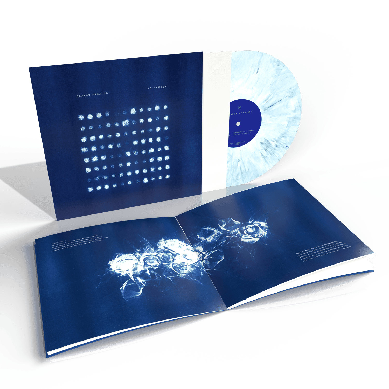 re:member (2024 Reissue): Limited White/Blue Marble Vinyl LP - Image 3