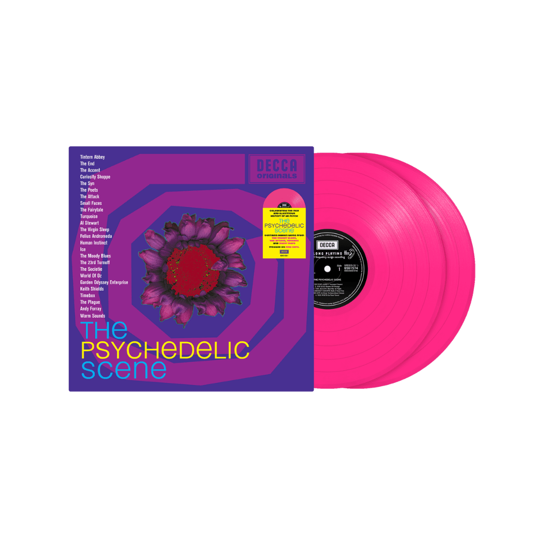The Psychedelic Scene: Pink Vinyl LP