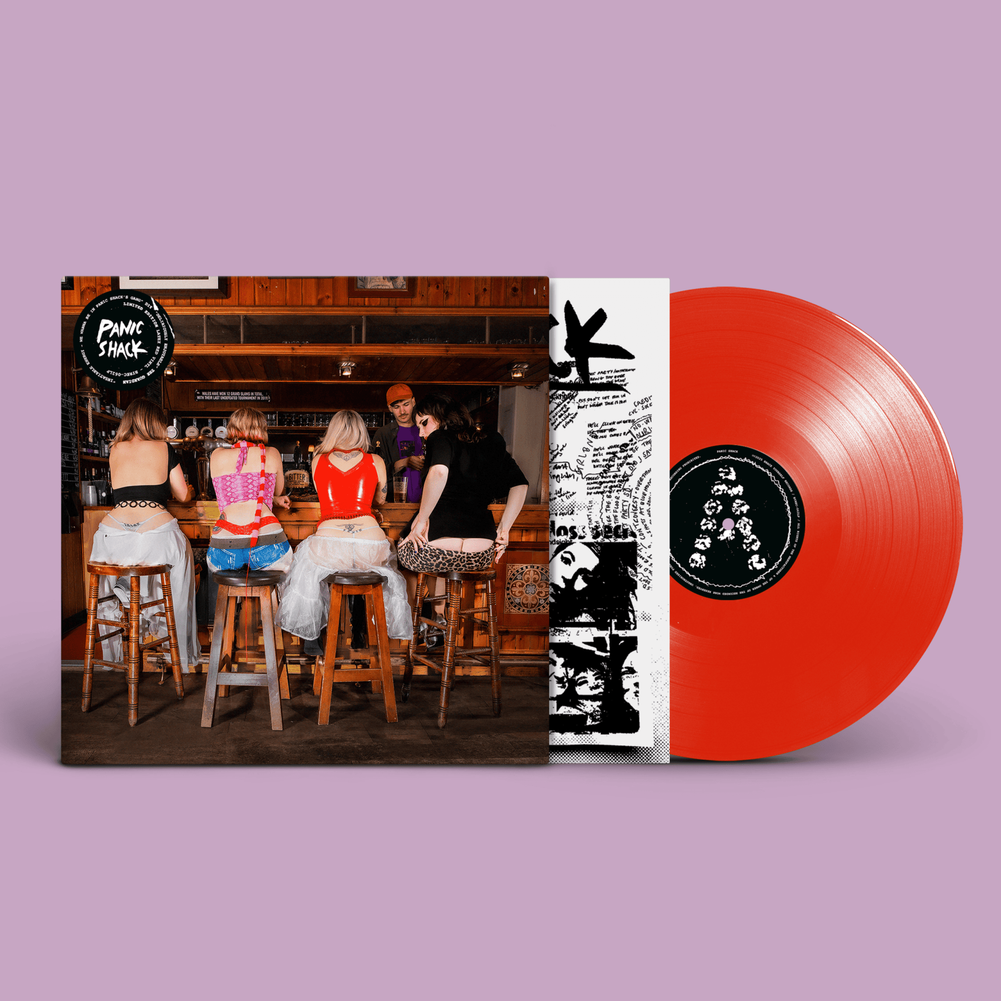 Panic Shack: Latex Red Vinyl LP