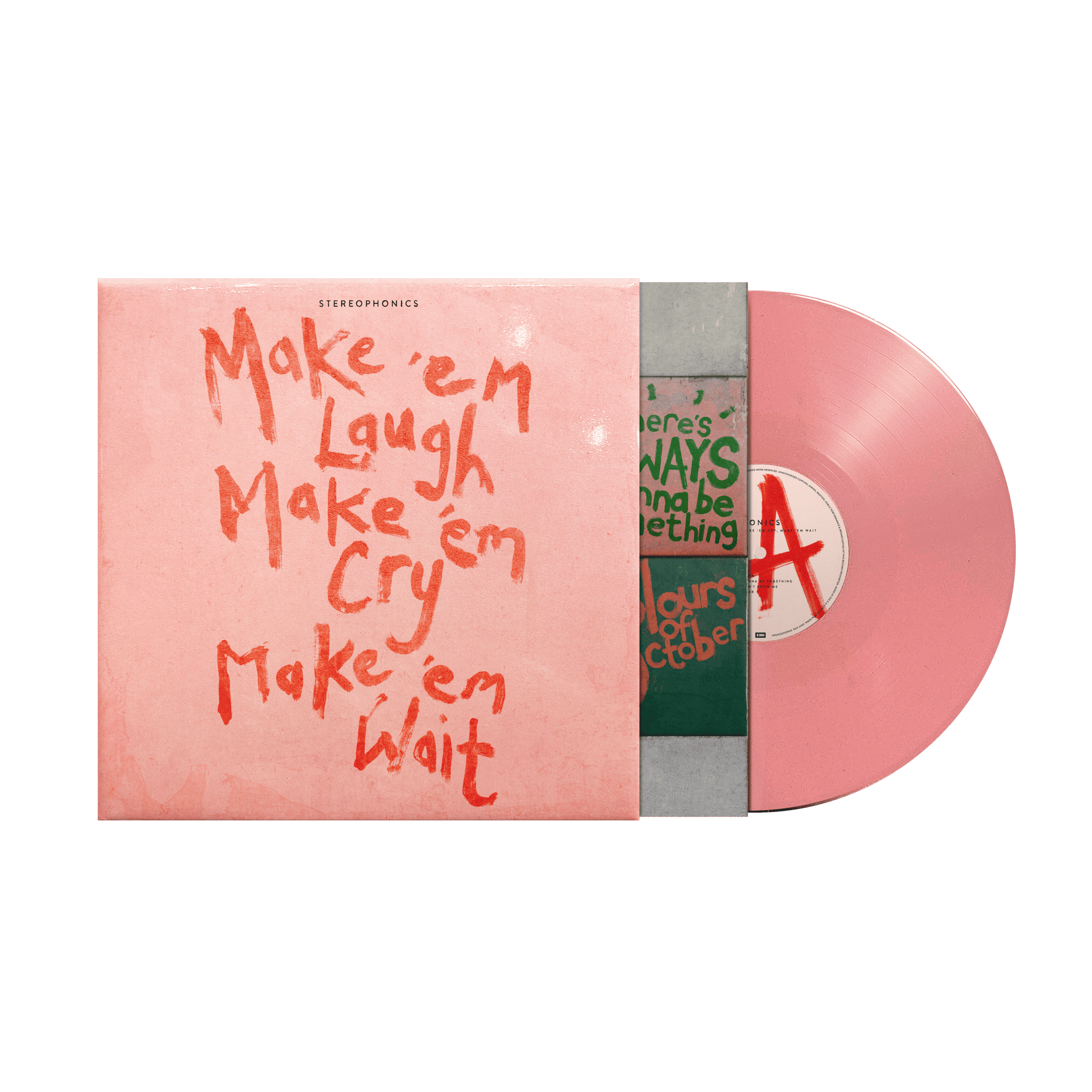 Make ‘em Laugh, Make ‘em Cry, Make ‘em Wait - Translucent Pink Vinyl