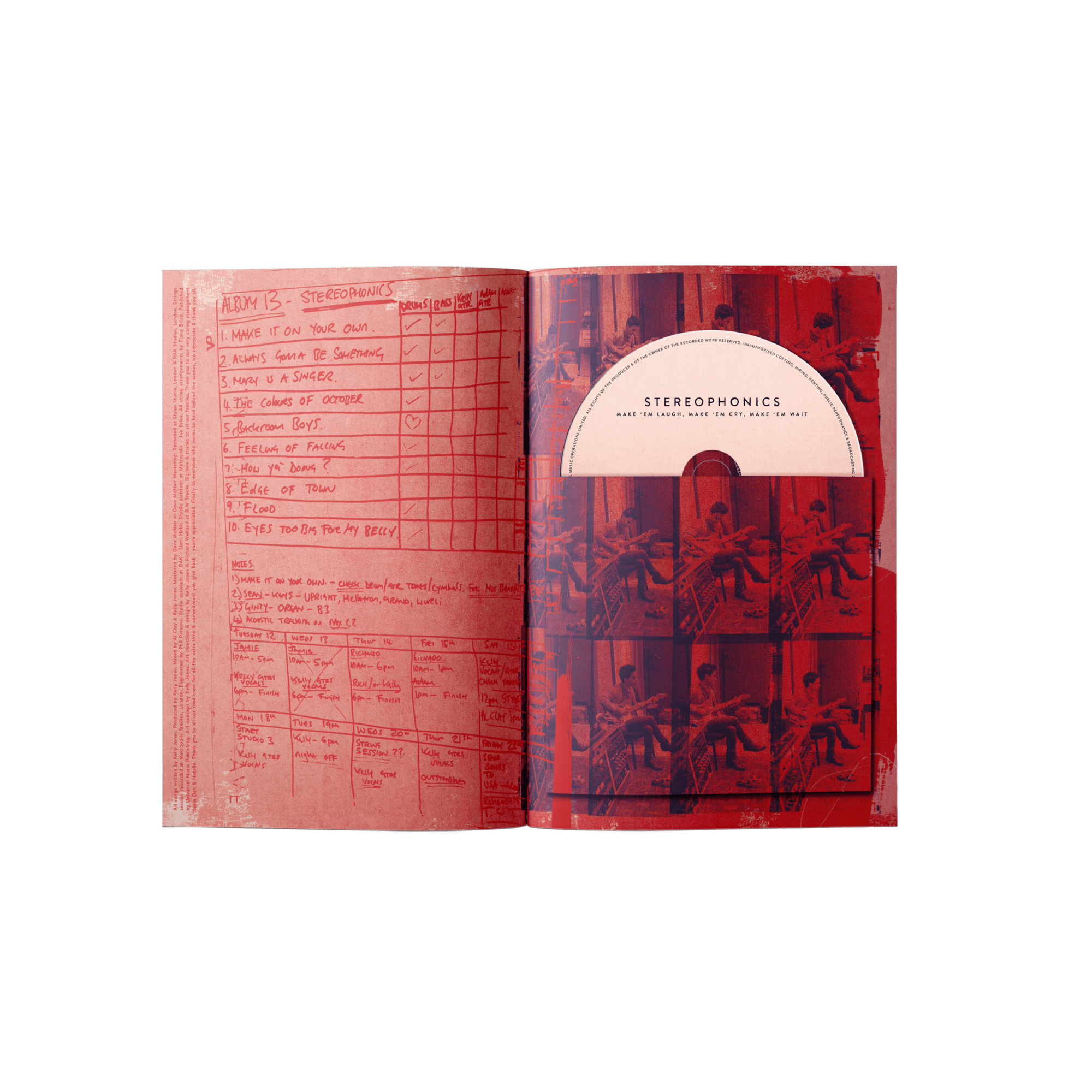 Make ‘em Laugh, Make ‘em Cry, Make ‘em Wait - CD Zine