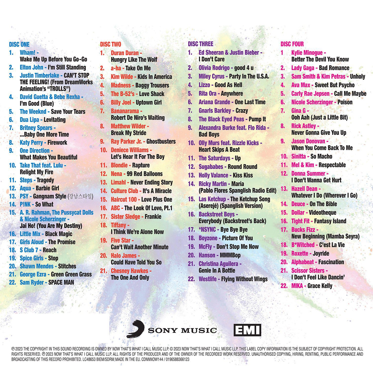 NOW That’s What I Call Pop Gold (4CD) - Image 2
