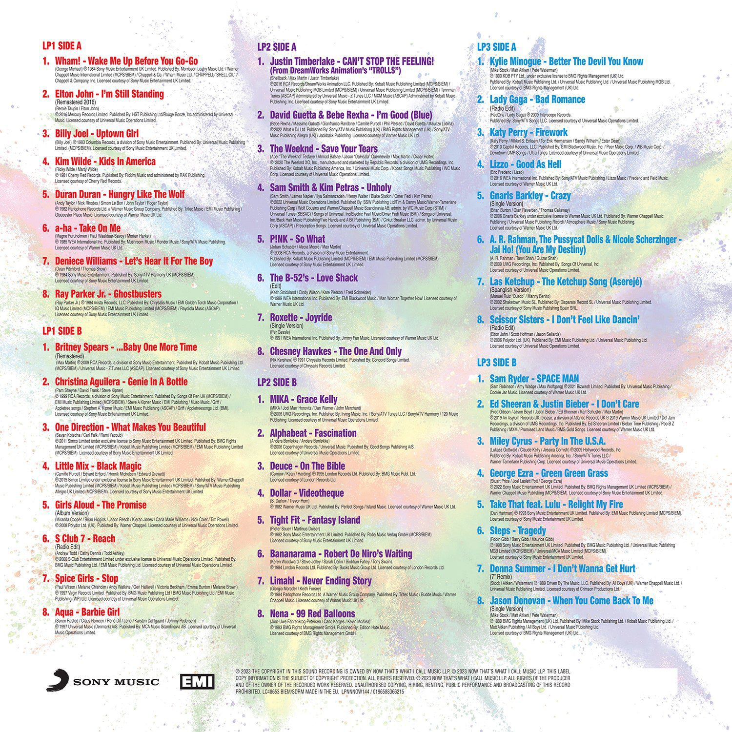 NOW That’s What I Call Pop Gold (3LP) - Image 2
