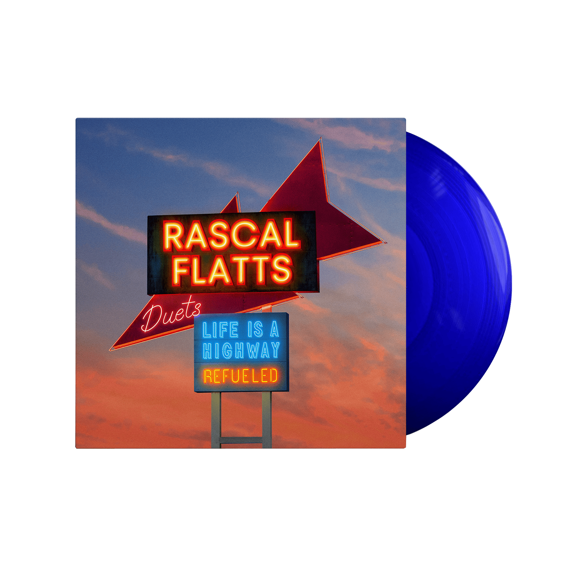 Life Is A Highway: Refueled Duets LP Electric (Transparent Blue)