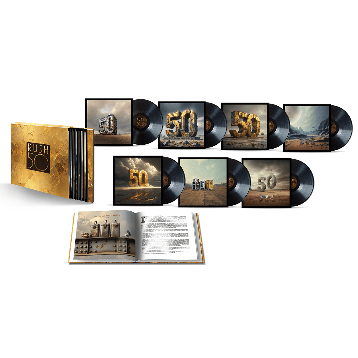 Rush 50: Super Deluxe 7LP + 4CD Boxset - Image 2